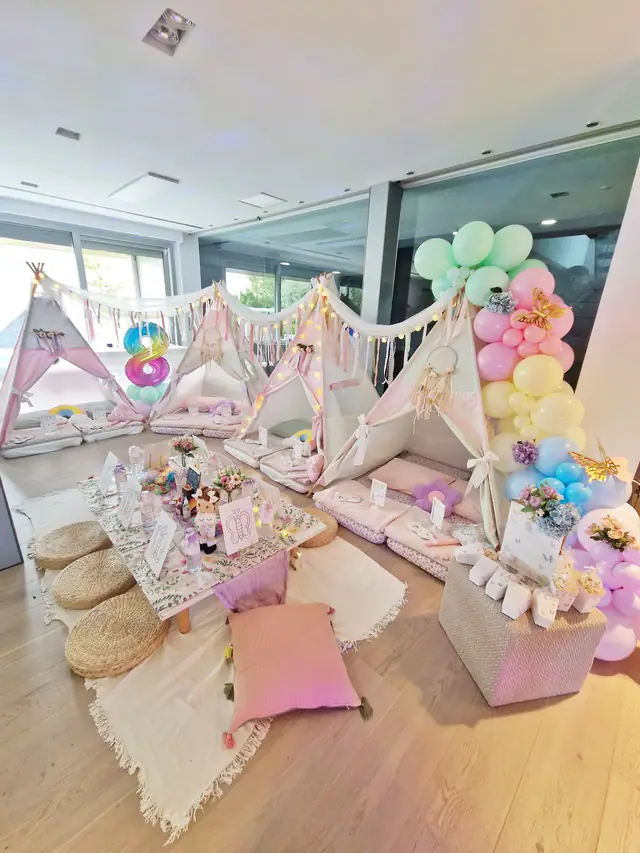 Fiesta infantil con tipis en Zaragoza — Spazio Mágico