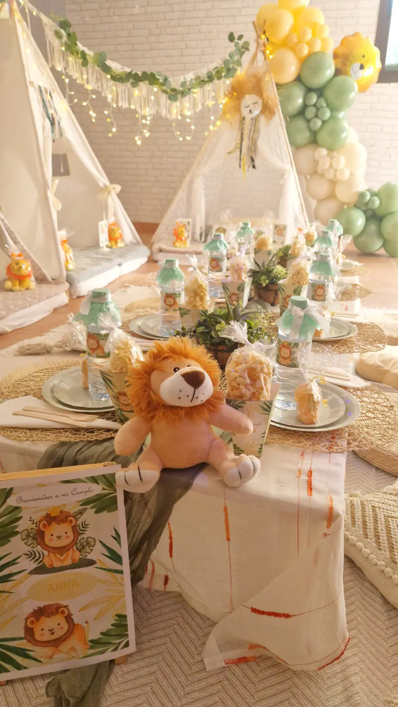 Fiesta infantil con tipis en Zaragoza — Spazio Mágico