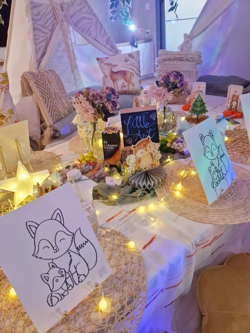 Fiesta infantil con tipis en Zaragoza — Spazio Mágico